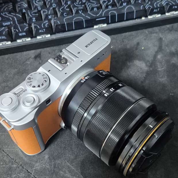 후지 XA 7 렌즈 XF 18 55