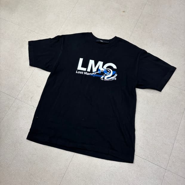 Lmc 웨이브 빅로고 반팔티