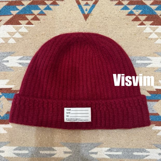 [OS] 비즈빔 네임택 울 와치캡 버건디