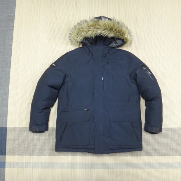 (2XL) 내셔널지오그래픽 남성 호크빌 구스 다운 점퍼