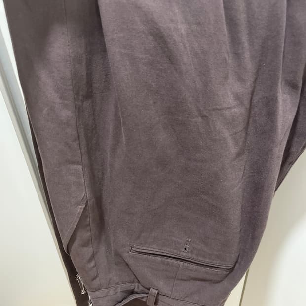 노운 와이드 치노 팬츠 브라운 사이즈 0