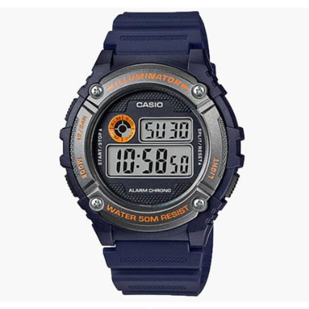[카시오]남성 레진손목시계 W-216H-2B 판매