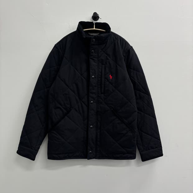 폴로 랄프 로렌(Polo Ralph Lauren) 서섹스 퀼팅 자켓 블랙