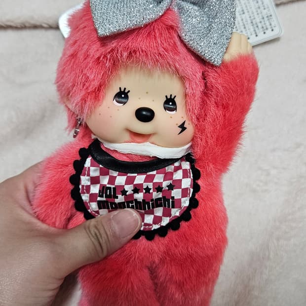 Jol 핸즈업 몬치치 핑크 컬러 인형