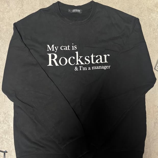 조거쉬 락스타 맨투맨 1사이즈