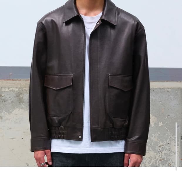 도프제이슨 프리미엄 a-2 가죽자켓