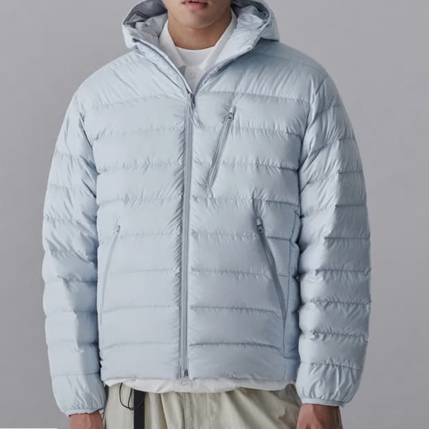 무신사 스탠다드 경량 패딩 (클라우디 블루)
