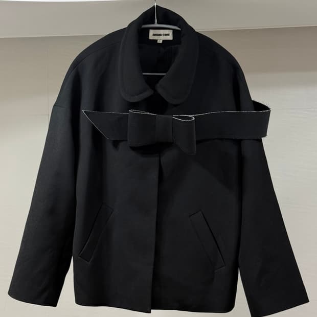 Shushu/Tong 리본 피케 코트