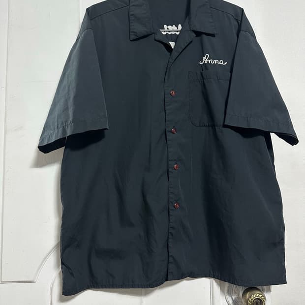 휴스턴 자수 반팔 셔츠