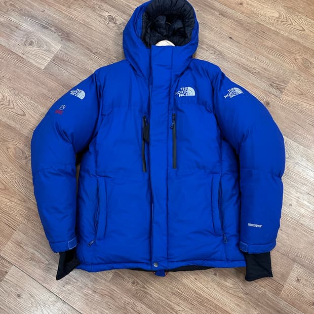 (105)노스페이스 히말라야 패딩 블루