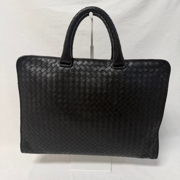 정품 보테가베네타 인트레치아토 블랙 브리프케이스 서류가방 토트백 비지니스