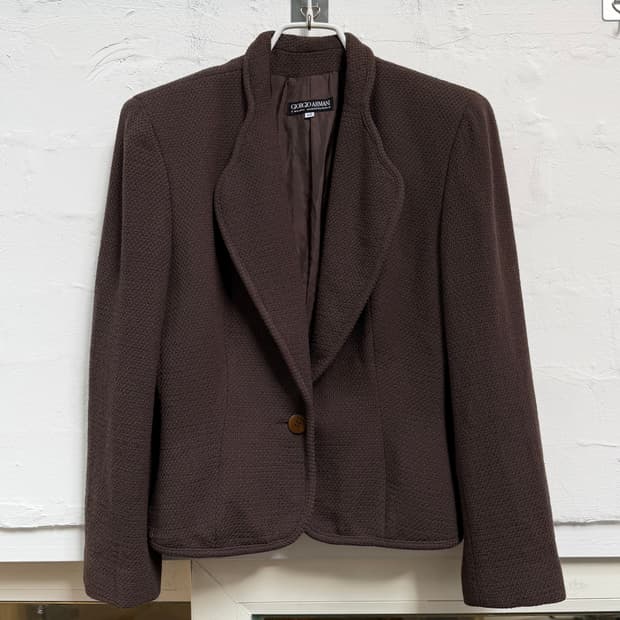 Giorgio Armani 우먼 브라운 자켓 42