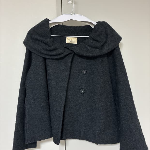 빈티지 만두카라 자켓 