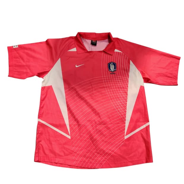 나이키 2002 대한민국 축구 국가대표 핑크 유니폼