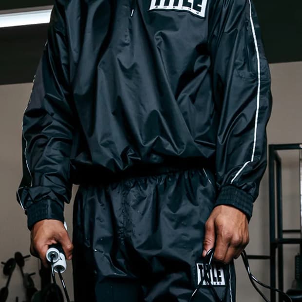 타이틀땀복 복서사우나수트세트