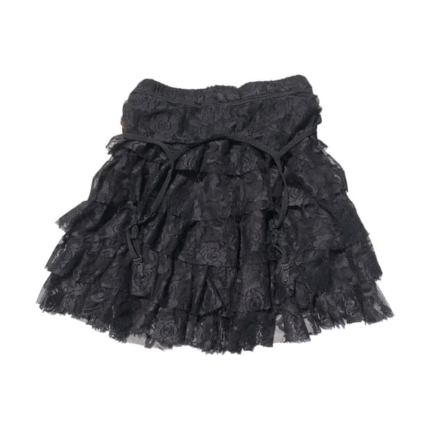Black garter belt sk