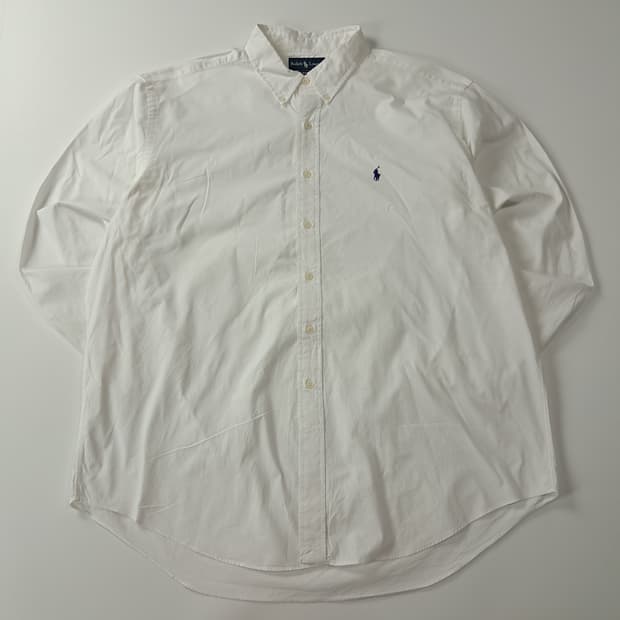 CA674 2XL 폴로 빅사이즈 00s 화이트 셔츠 남방