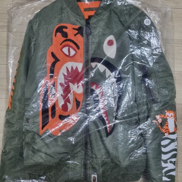 [판매] 베이프 BAPE 샤크 타이거 ma-1 자켓