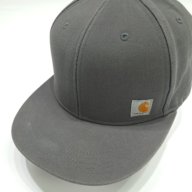 칼하트 그레이 DUCK Flat Brim 볼캡 P1293