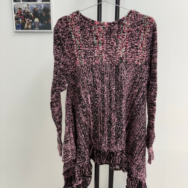 너드 그런지 핑크니트