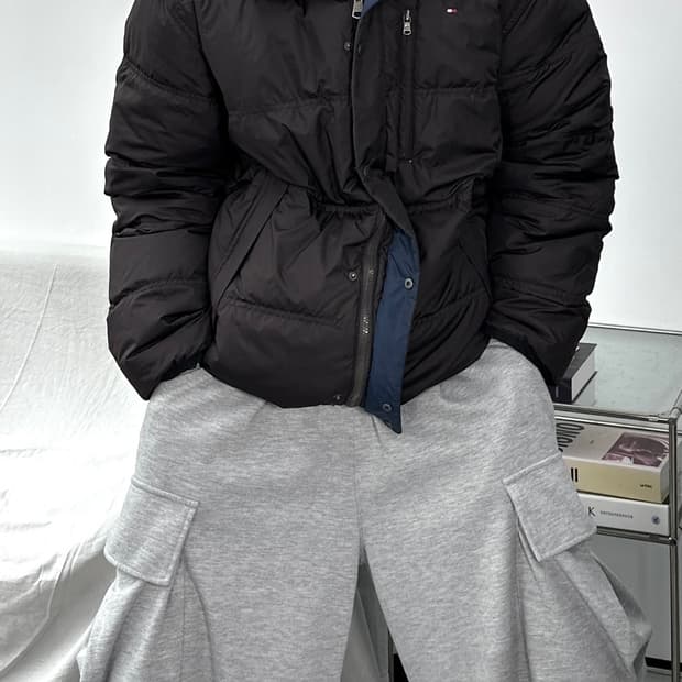 타미 힐피거 90s 리버시블 패딩 XL