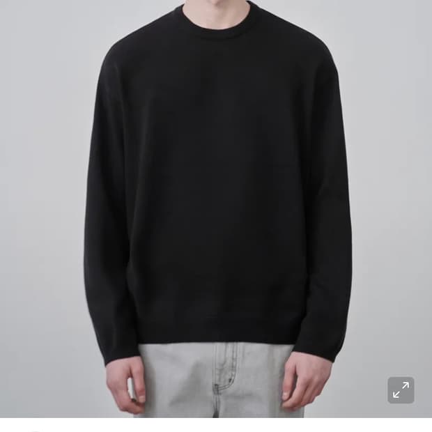 (새상품)(XL) 드로우핏 울 소프 PBT 라운드 BLACK 판매