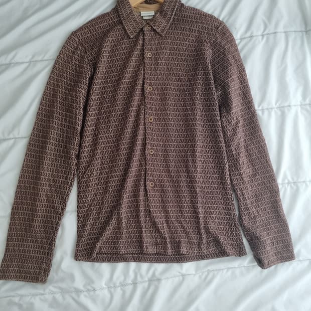 Dries van noten pattern shirt XL