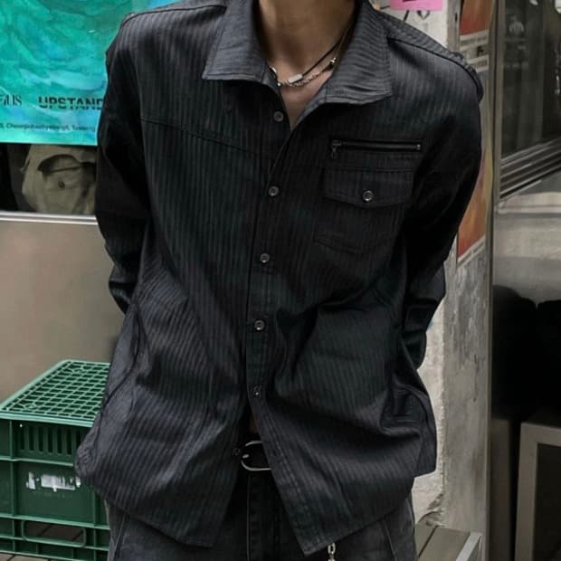 웨그오 그루비 웨스턴 셔츠자켓