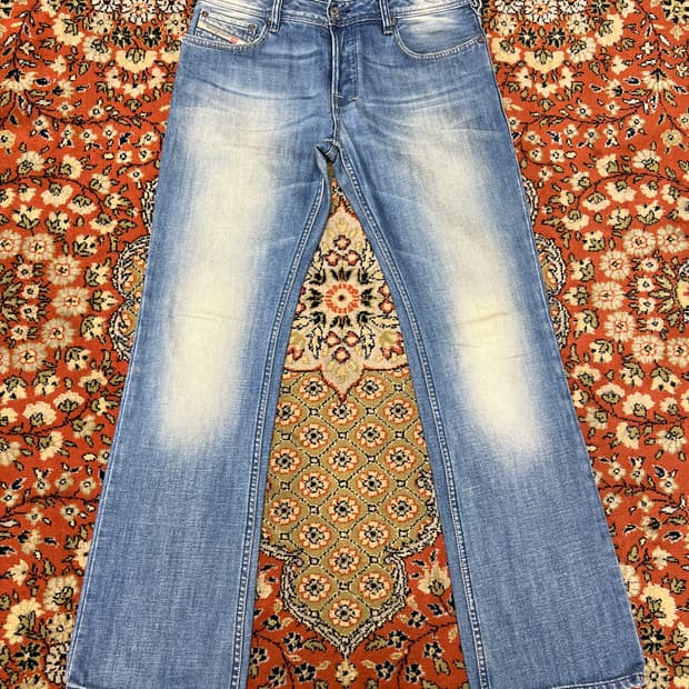 [31] 디젤 Zatiny 플레어 데님팬츠 연청