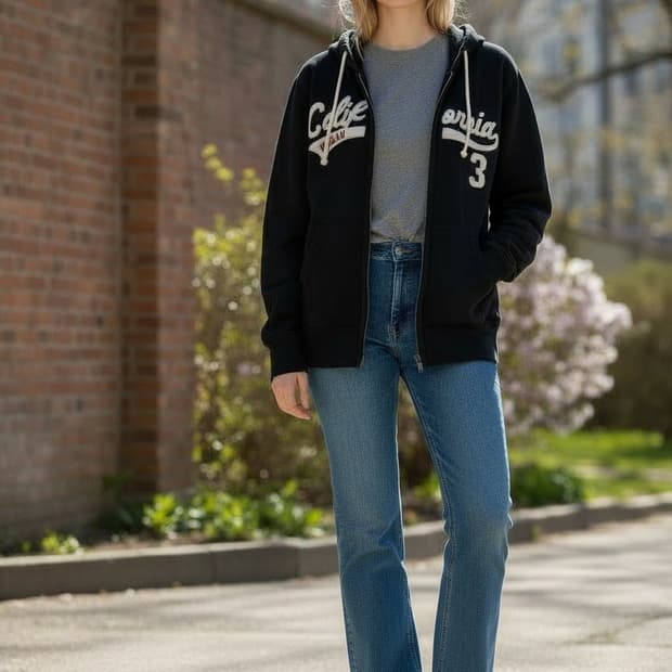 후아유 캘리포니아 후드집업 L