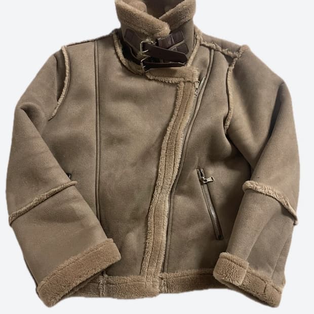 무스탕 스웨이드 