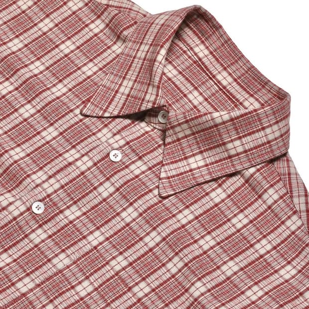 MJD 레드체크셔츠