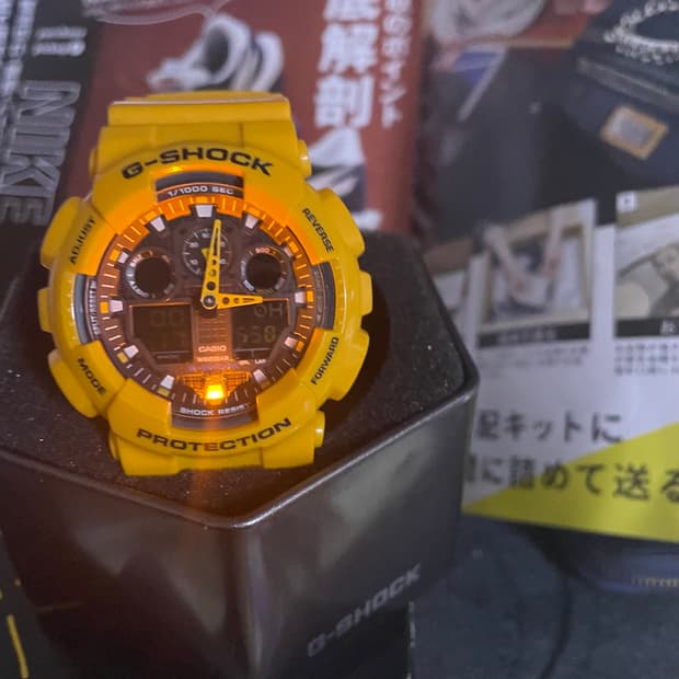 G-shock 지샥 빅페이스 범블비 박스