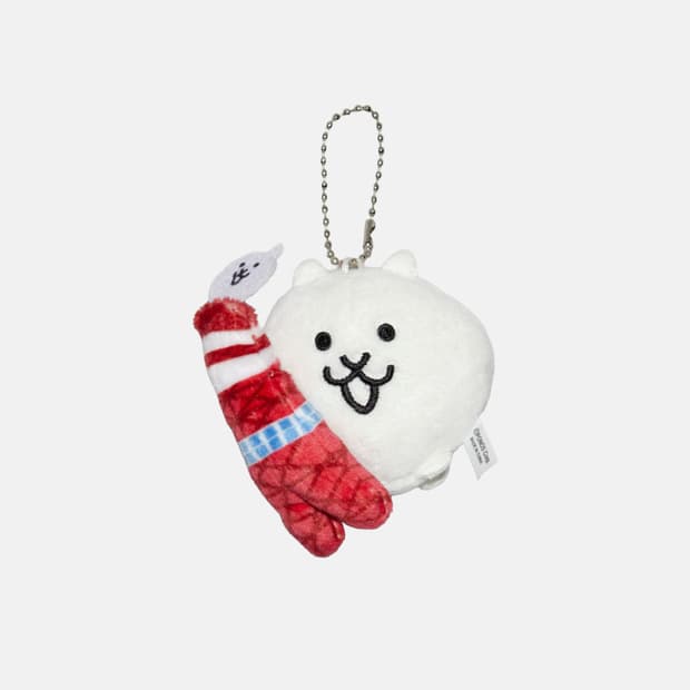 냥코대전쟁 지역 마스코트 후쿠이 타워 키링 인형