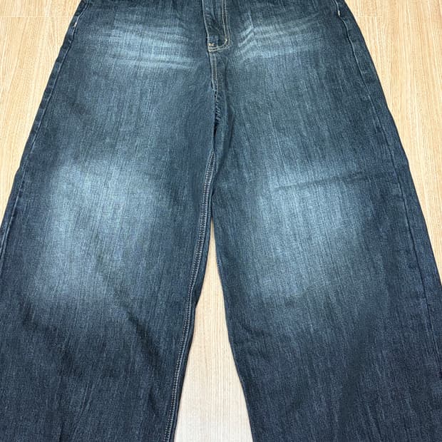 인템포무드 레이지보이 벌룬핏 데님_워시블랙