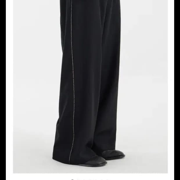 유스 Low Waist Wide Trousers M