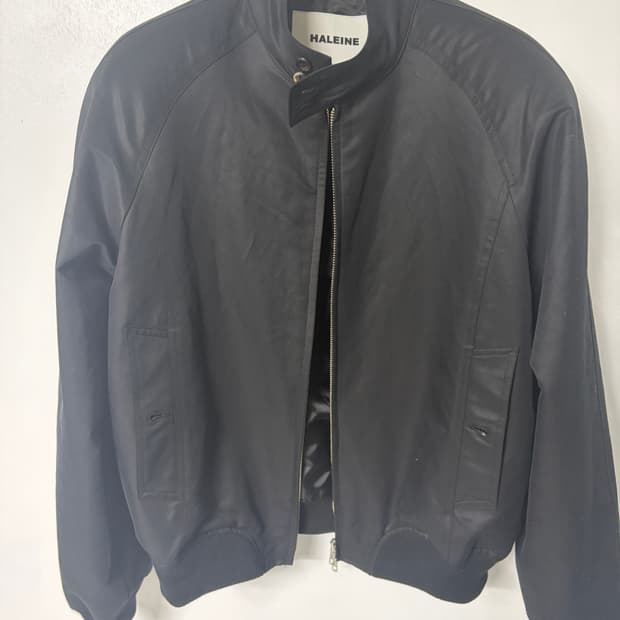 알렌느 26ss  스트럭쳐드 해링턴 블루종 블랙 2