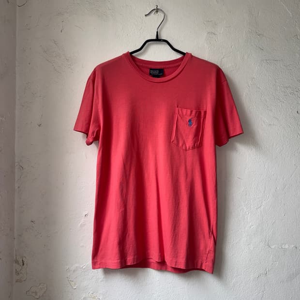 [S]polo 폴로 코랄 핑크 반팔 티셔츠