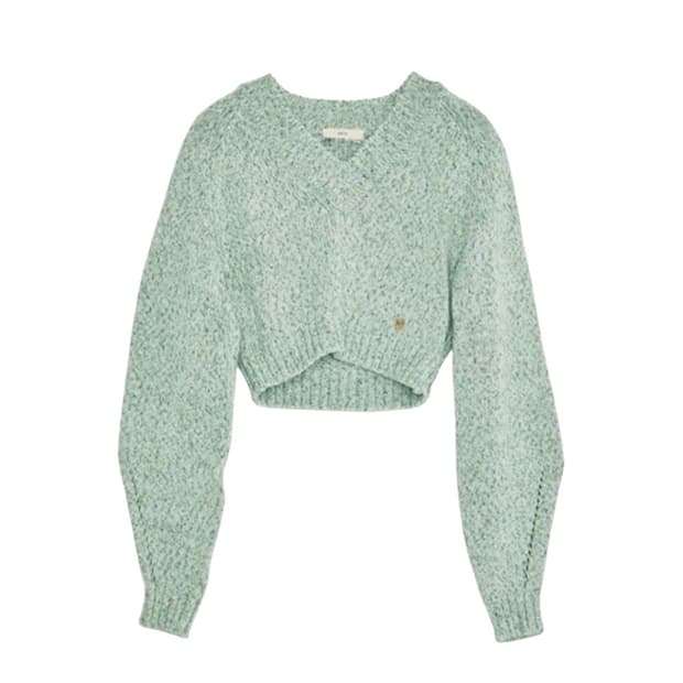 렉토 크롭 니트