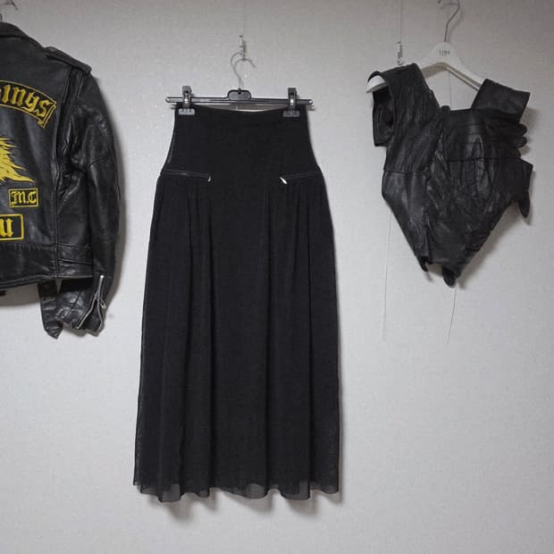 YOHEI ONO Zip Layered Skirt