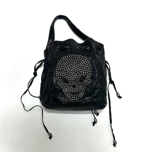 THOMAS WYLDE 레더 스컬 버킷백