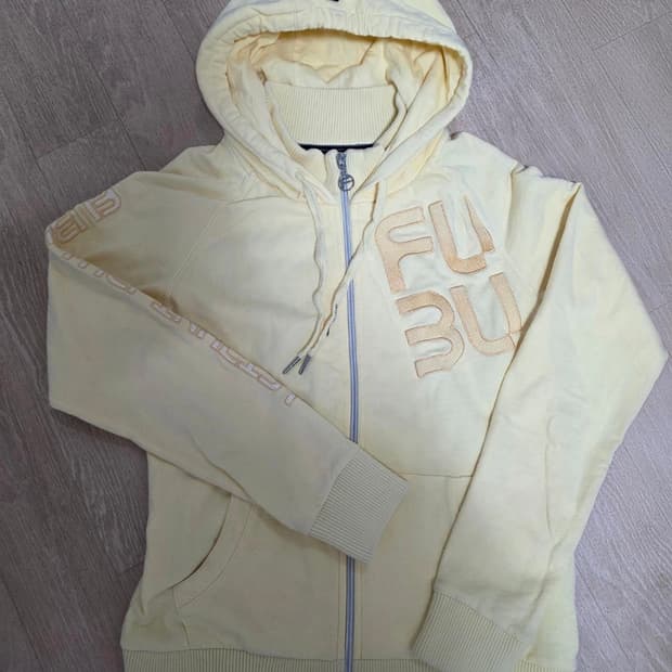 후부 Y2K 후드 집업 셋업 S