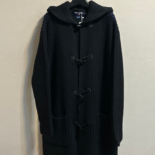 폴로 스포츠 니트 더플 코트