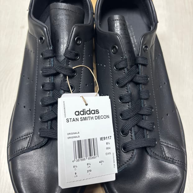 스탠스미스 데콘 블랙 270 새상품 팝니다.