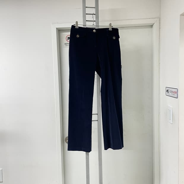 돌체앤가바나 벨벳 네이비 팬츠 40(W)