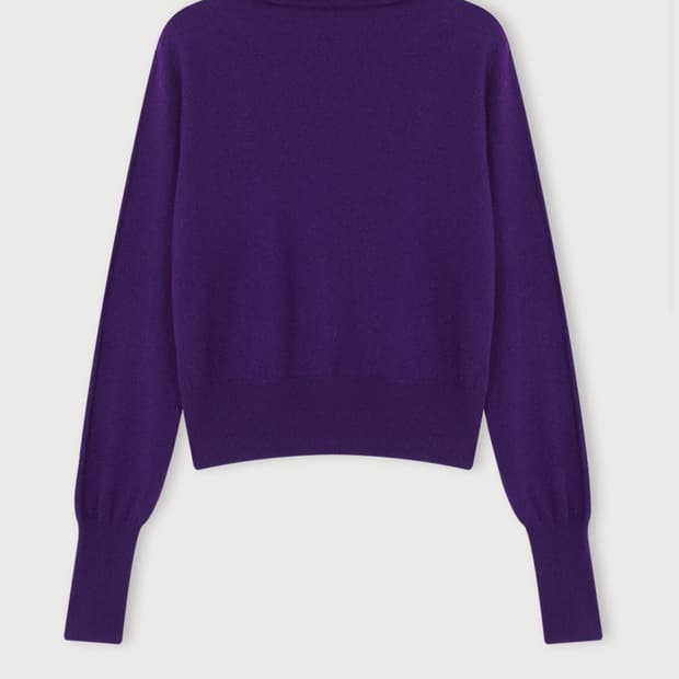 ETHOS 에토스 홀가먼트 니트 퍼플 (새상품)