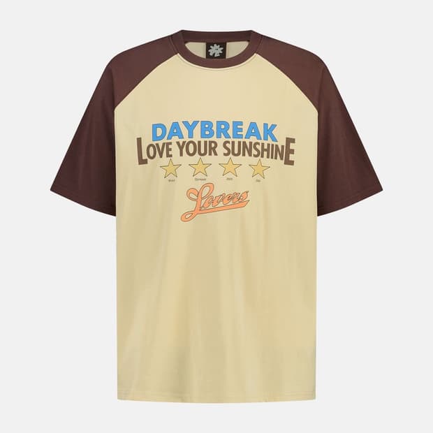 썬러브 SUNLOVE 반팔티 옐로우 SIZE L