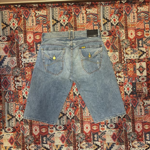 Lee Edwin Distressed Denim Shorts 32