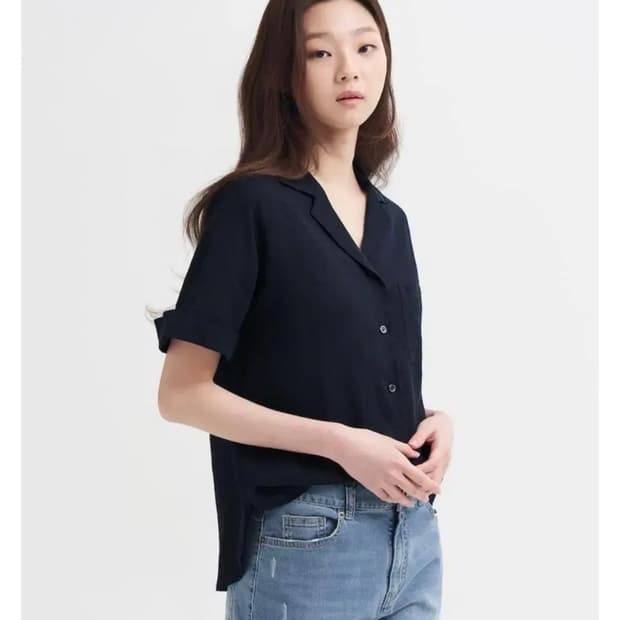 beanpole 빈폴 린넨 블라우스