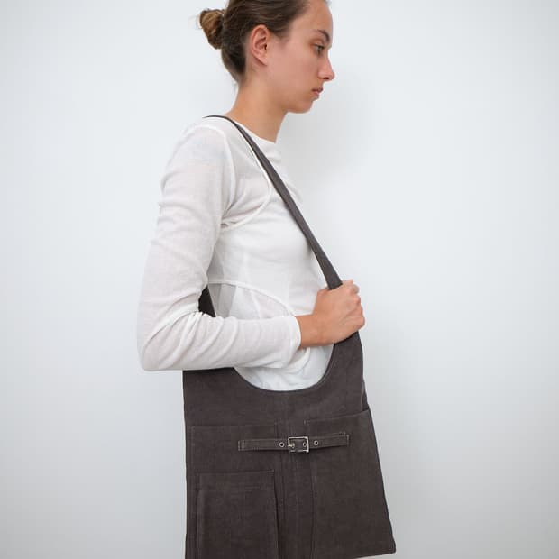 기마구아스 Blanca Bag 블랑카 백/캔버스 블랙